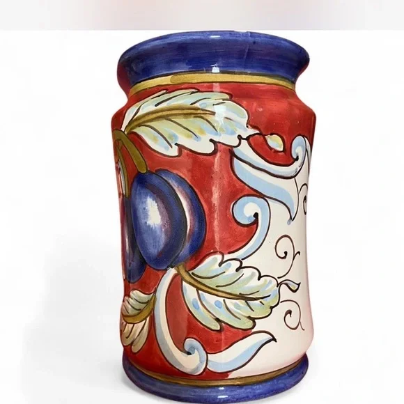 Colorful Ceramic Biscotti Jar - Picture 4 of 6